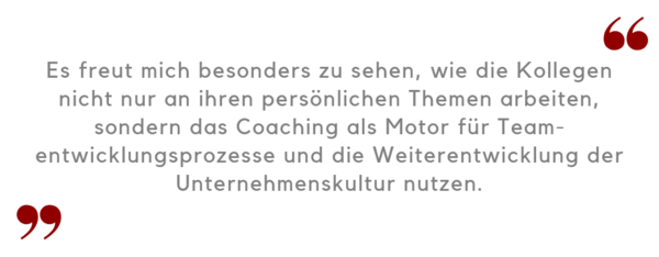 auswirkungen unternehmensinternes coaching im unternehmen