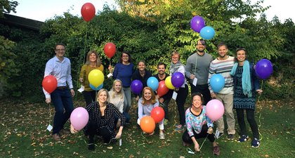 Gruppenbild vom Abschluss der Coaching-Ausbildung in Wien